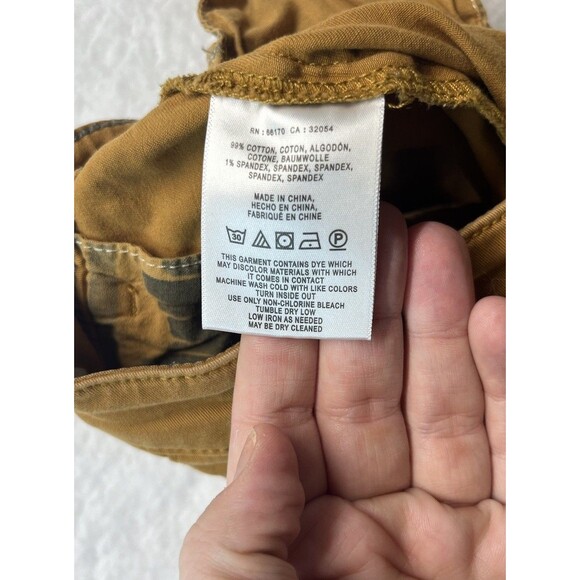 Anthropologie Chino Pants Womens 0 Cropped Pin Tuck Wide Leg Preppy Minimalist - Picture 4 of 8